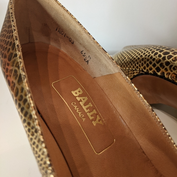 Vintage Bally Gold Magique pump - Picture 9 of 14